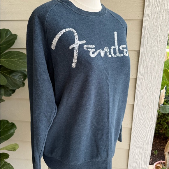 Fender Teal Sweatshirt with White Logo - Picture 3 of 4